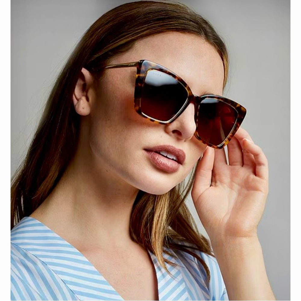 Diff Eyewear Tortoise Shell Sunglasses NWT - image 6